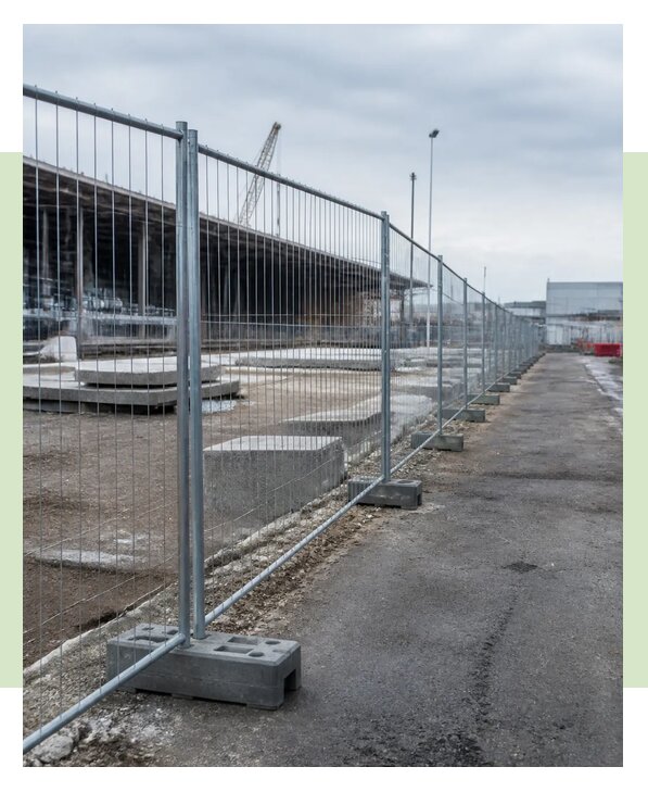 Мобильные временные ограждения для стройплощадок в Калининграде